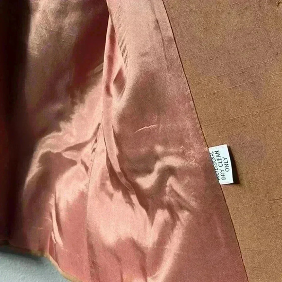 Vintage Tan Blazer by Jacques Saint Laurent for Genelle - Picture 7 of 12